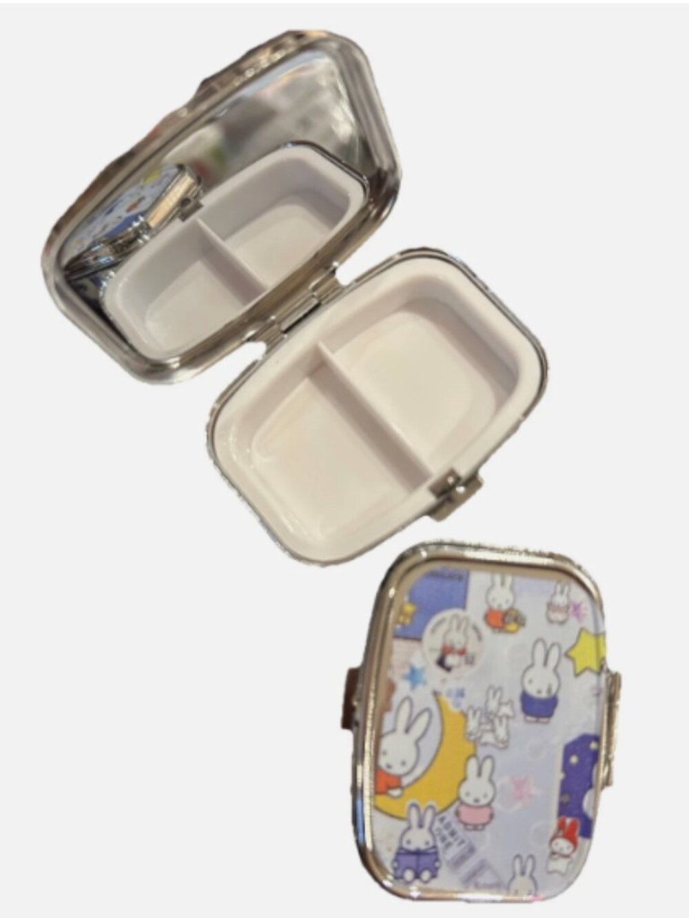 Miffy Style Pill Box Mini Medicine Vitamin Jewelry Candy Storage Organizer Case